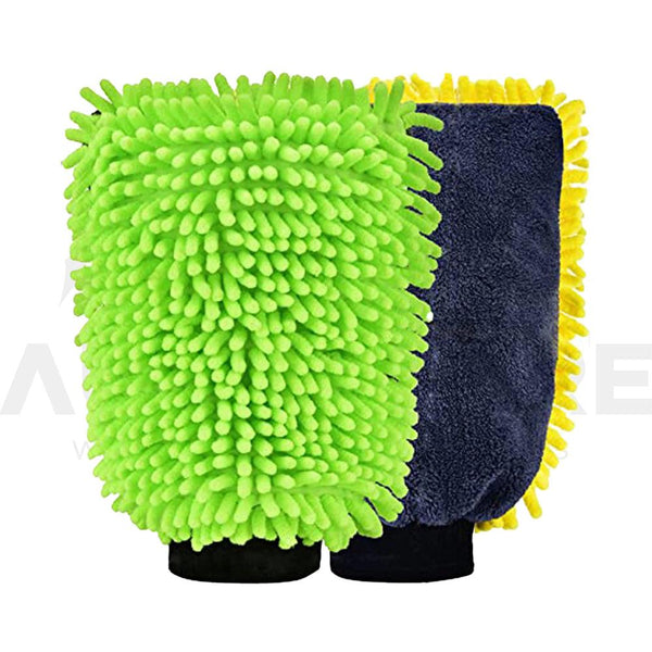 AutozCare Double Sided Wash Mitt (Pack Of 2) - AutozCare Pakistan