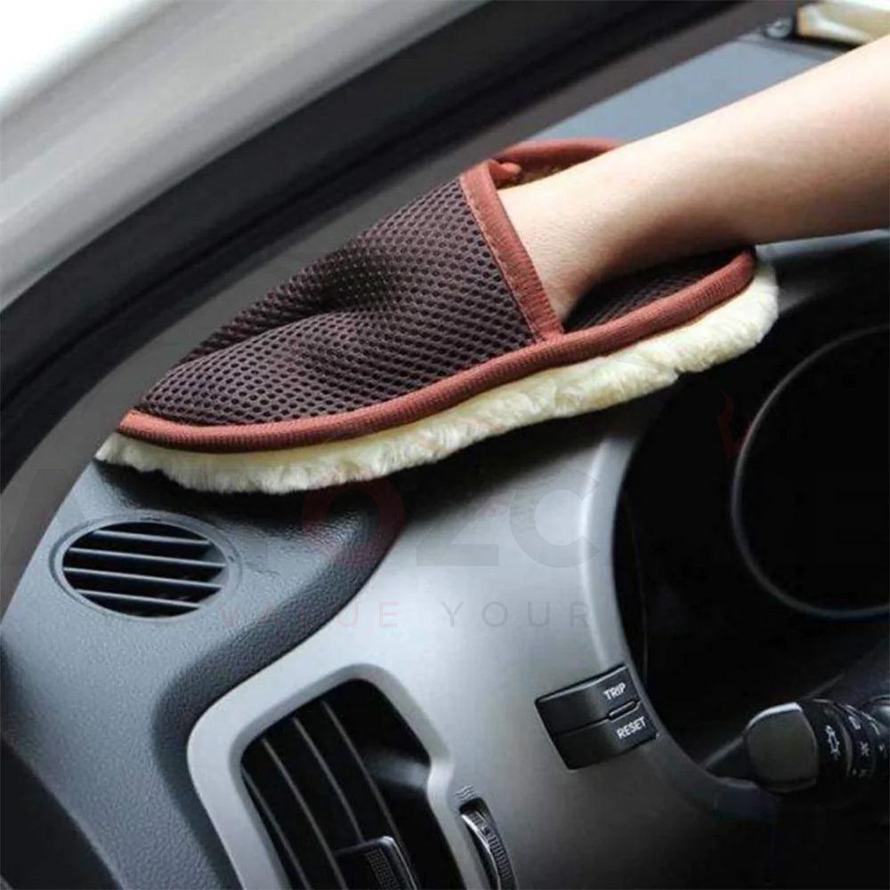 AutozCare Wool Wash Mitt For Car Detailing