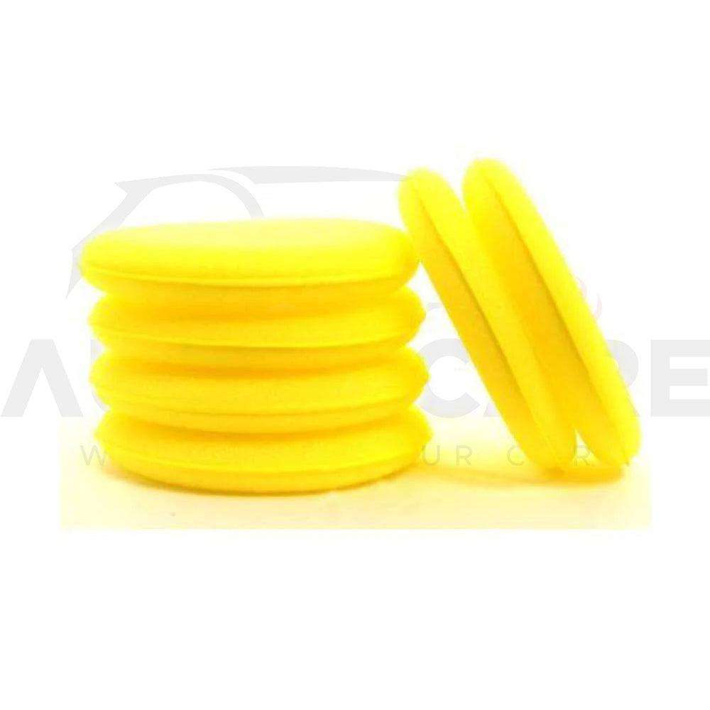 AutozCare Yellow Foam Applicator Pad (Pack Of 6) - AutozCare Pakistan