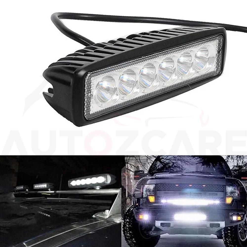 18W Spot LED Work Light Bar Driving Lamp Fog Off Road | SUV Car Boat Truck sportlight spotlight sport - AutozCare Pakistan