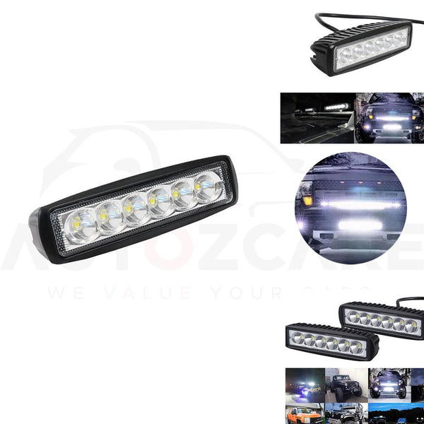 18W Spot LED Work Light Bar Driving Lamp Fog Off Road | SUV Car Boat Truck sportlight spotlight sport - AutozCare Pakistan