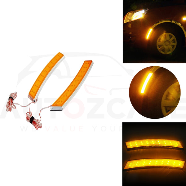 Curved Marker Indicator | LED Light for Cars Side Fender - AutozCare Pakistan