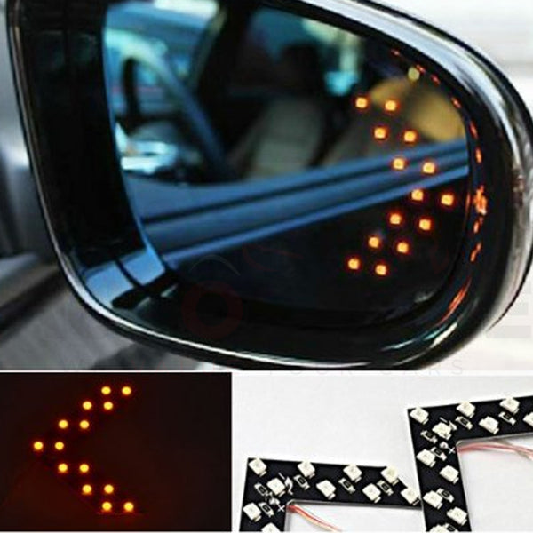 Car LED lights Rear View Mirror Arrow Panel Light | car products Mirror Indicator Turn Signal