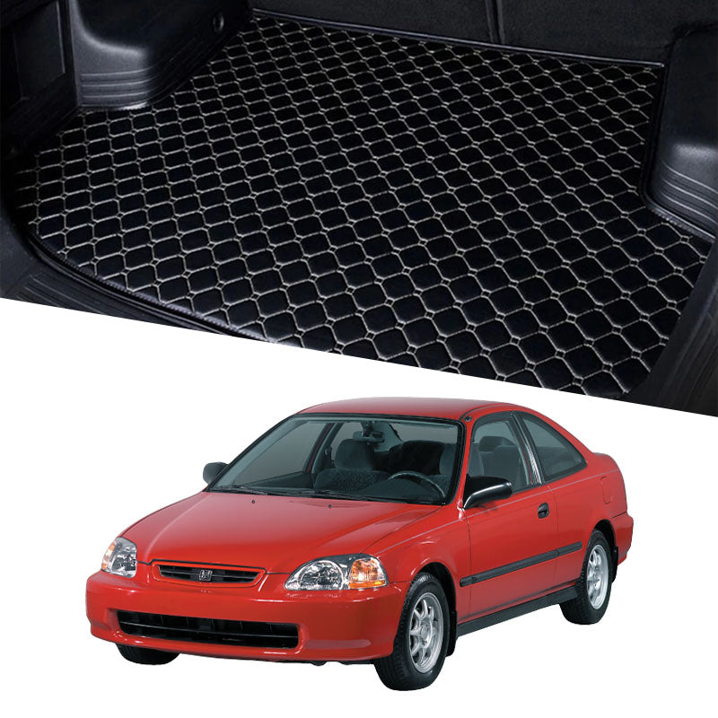 Honda Civic 7D Custom Car Trunk Mat - Model 2012-2016 Civic Best Trunk mat | CIvic Rebirth Trunk Mat | Civic Trunk Mat | Mix Thread