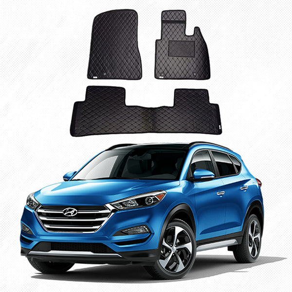 Hyundai Tucson 7D Flat Style Floor Mat - Model 2020-2021 - AutozCare Pakistan