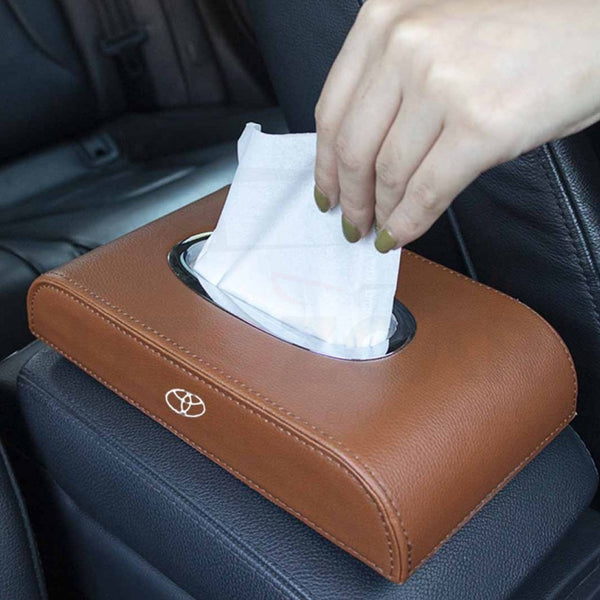 Car Leather Tissue Storage Box Case Auto Paper | Towel Tissue Box Automobile Napkin Paper Holder For car