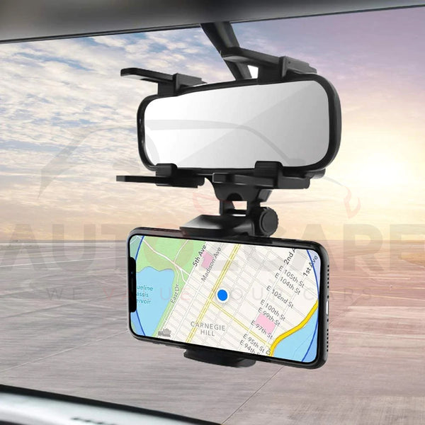 Universal Car Rear View Mirror Mount Mobile Holder